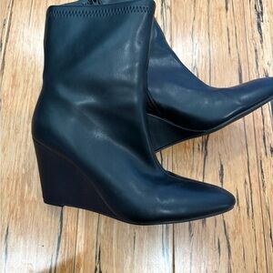 Mossimo Supply Co. Black Wedge Boots